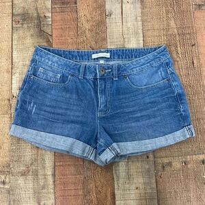 French Connection UK Denim Shorts Boyfriend Wash